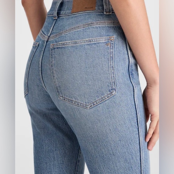 Madewell Light Blue Straight Leg Jeans - Picture 4 of 7